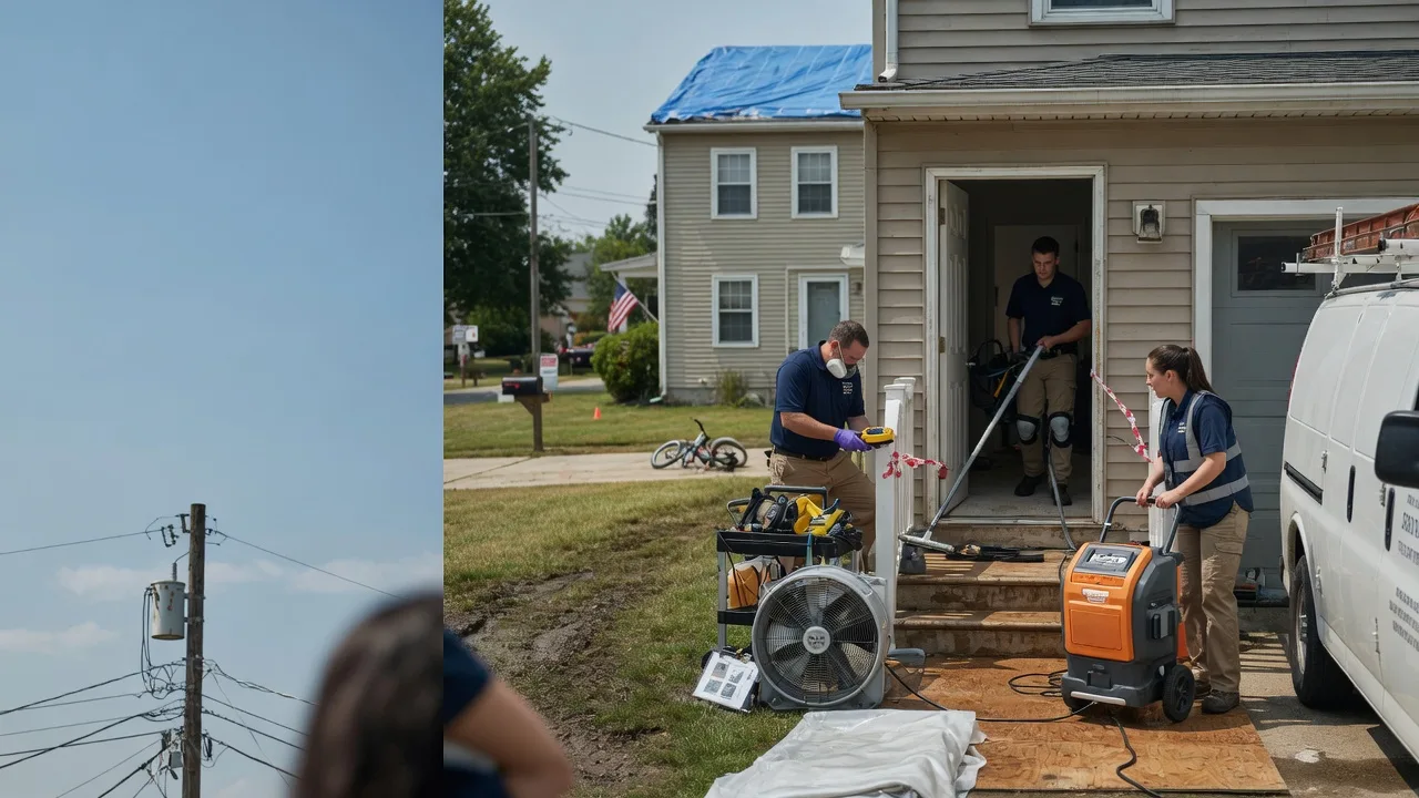 Water Damage Repair in Mill Shoals, IL near me
